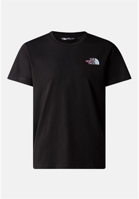 Tnf Black graphic boy's t-shirt, loose fit THE NORTH FACE | NF0A87V8JK31JK31
